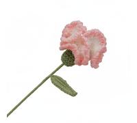 FLCPJGV Ramo Artesanal Crochet Artificial Belleza Eterna Arreglo Manual Adecuado para Celebraciones Espacios, Rosa Degradado