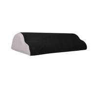 FLCPJGV Reposapiés Ergonómico Cojín Elevador de Piernas Almohada para Pies Y Taburete de Escritorio para Mantener Postura Saludable Adecuado para Uso en Coche, Negro