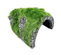 FLCPJGV Reptile Hiding Cave Accesorio para Hábitat de Reptiles Hecho de Resina Cueva para Esconderse Refugio Decorativo Simulación de Roca Segura, C, tal como se describe