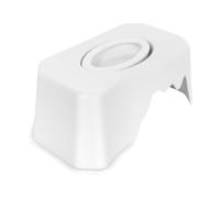 FLCPJGV Reptile Hiding Cave Refugio para Reptiles Cueva Escondite Multifuncional Caja Sustrato Decorativa de Cerámica Y PP Adecuada para Serpientes Tortugas R, Blanco