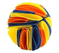 FLCPJGV Snuffle Ball Pelota Educativa para Perros Juguete para Pelota Rompecabezas Dispensador de Comida Función para Estimular Inteligencia Adecuado P, amarillonaranjaazul s