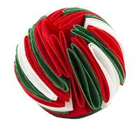 FLCPJGV Snuffle Ball Pelota Educativa para Perros Juguete para Pelota Rompecabezas Dispensador de Comida Función para Estimular Inteligencia Adecuado P, L Blanco
