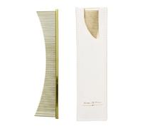 Flea Comb, Pet Grooming Comb Stainless Steel 6.54in, Dematting Tool for Long-Haired Dogs, Gentle Daily Brushing for Sensitive Skin, Outdoor Pet Care Accessory