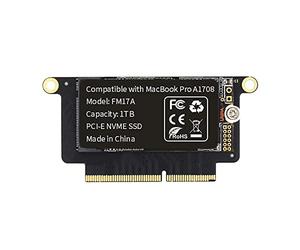 FLEANE FM17A 1TB PCIE 3.0x4 NVME 3D NAND TLC Flash SSD para MacBook Pro Retina A1708 (2016-2017) Incluye herramientas de bricolaje (1 TB)
