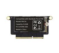 FLEANE FM17A 512GB PCIE 3.0x4 NVME 3D NAND TLC Flash SSD para MacBook Pro Retina A1708 (2016-2017) Incluye herramientas de bricolaje (512GB)