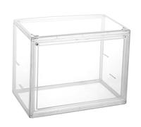 Flearitzo Vitrinas para Colecciones - Caja de Exhibición de Transparente - Vitrina de Muñecas con Puerta para Figuras Coleccionables ，Figuras de Acción, Juguetes, Miniaturas (36×22×27cm
