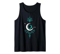Flecha Lunar Símbolo Espiritual para Manifestar Deseos Camiseta sin Mangas