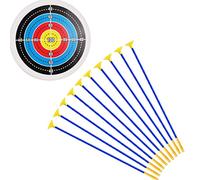 Flechas de ventosa 10 piezas de flechas de plástico para niños Juego de tiro con arco de 16,5 pulgadas Juguetes Flechas de repuesto Juguete de práctica para niños Adultos Flechas de ventosa Juego de t