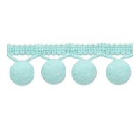 Flecos con pompones estilo lolita Expo International 58 de 20 yardas en color negro