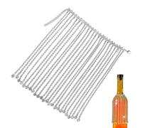 Flecos De Lentejuelas Para Botella De Vino,Colgantes Ajustables Brillantes - Decoraciones para Botella de Champán | Para Champagne Whiskey Fiestas Hogar Boda Cumpleaños