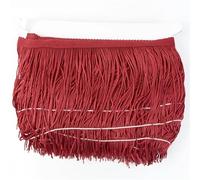 Flecos de Seda Anchos, Cinta de encaje tejida con borlas largas colores, 10 metros, 10/15/20/30 cm, accesorios costura for prendas vestir y baile latino(No21,10cm)