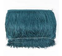 Flecos de Seda Anchos, Cinta de encaje tejida con borlas largas colores, 10 metros, 10/15/20/30 cm, accesorios costura for prendas vestir y baile latino(No27,15cm)