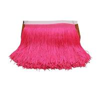Flecos, Flecos para Coser Largos Cinta de encaje con flecos y borlas poliéster 20 cm largo for coser vestidos latinos, cortinas, accesorios costura DIY(Red 2,5yard)