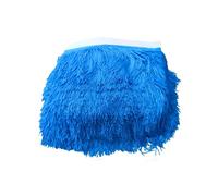 Flecos Rayon para Coser Largos, Pasamaneria, Tela Rayon para Vestidos de Fiesta, Ideal para Costura - Medida Ideal 10 cm en Paquetes de 10 metro (10 Cm - 10 Mt - Turquesa)