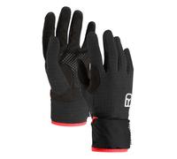FLEECE GRID COVER GLOVE W - C: black raven_ T: XS