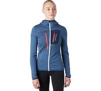 FLEECE GRID HOODY W - C: night blue T: XS