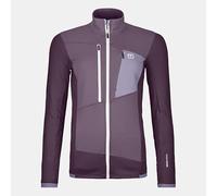 FLEECE GRID JACKET W C: dark wild berry S: S