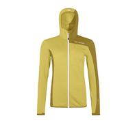 FLEECE LIGHT GRID HOODED JKT W C: wabisabi S: M