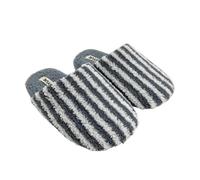Fleece Slippers for Women Men, Warm Plush House Mules | Soft Cushioned Insole, Non-Slip Sole, Cozy Winter Indoor Bedroom Home Shoes for Women Men