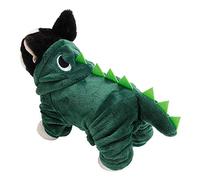 Fleece Winter Lindo Dinosaur Dinosaur Papas para Perros para SM Dogs Chaqueta de Cachorros Copa Traje de Ropa para Perros Ropa Carpintería para Perros para Perros con Ropa para Mascotas para (XS) (S)