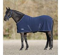 Fleecedecke Economic mit Kreuzgurten, nachtblau, 115 cm