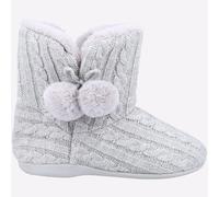 Fleet & Foster Apple Mujer Acogedor Comodidad Tejido Botín sin Cordones Pantufla