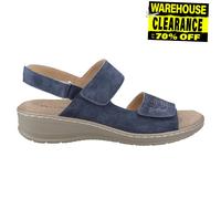 Fleet & Foster Sandalias Bernice Mujer Piel Diseño de moda Casual Azul marino