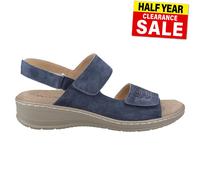 Fleet & Foster Sandalias Bernice Mujer Piel Diseño de moda Casual Azul marino