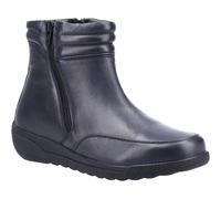 Fleet & Foster Botas a los Tobillos de Cueros Morocco Cremallera Doble (FS8171)