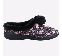 Fleet & Foster Buzzard Mujer Acogedor Comodidad Forro Polar Pantuflas Azul
