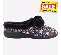 Fleet & Foster Buzzard Mujer Cómodo Comodidad Mula sin Cordones Pantufla