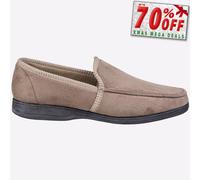 Fleet & Foster Dakis Clásico Hombre Mocasín Casual Memoria Espuma Pantuflas