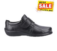 Fleet & Foster Dorothy Cuero Zapatos Mujer Espuma Viscoelástica Informal Negros