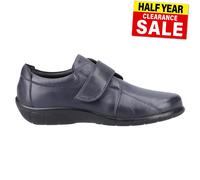 Fleet & Foster Dorothy Cuero Zapatos Mujer Memoria Espuma Informal Azul Marino