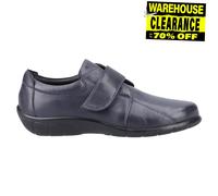 Fleet & Foster Dorothy Cuero Zapatos Mujer Memoria Espuma Informal Azul Marino