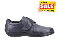 Fleet & Foster Dorothy Cuero Zapatos Mujer Memoria Espuma Informal Azul Marino