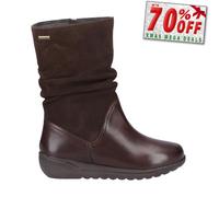Fleet & Foster Estornino Mujer Impermeable Memoria Espuma ante Medio Botas Café