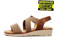 Fleet & Foster Fresia Sandalias Mujer Memoria Espuma Informal Moda Verano Marron