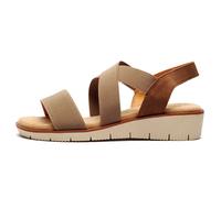 Fleet & Foster Fresia Sandalias Mujer Memoria Espuma Informal Moda Verano Marron