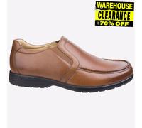 Fleet & Foster Gordon Cuero Hombre Formal Moda Elegante Zapatos de Diseño Marrón