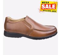 Fleet & Foster Gordon Cuero Hombre Formal Moda Elegante Zapatos de Diseño Marrón