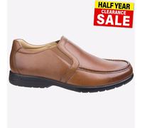 Fleet & Foster Gordon Cuero Hombre Formal Moda Elegante Zapatos de Diseño Marrón