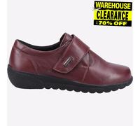 Fleet & Foster Zapatos Herdwick Mujer Casual Clásicos Burdeos