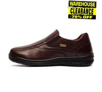 Fleet & Foster Picaza Impermeable Hombre Memoria Foam Cuero Formal Zapatos