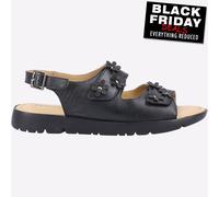 Fleet & Foster Kara Mujer Moda Informal Verano Memoria Espuma Negro Sandalia