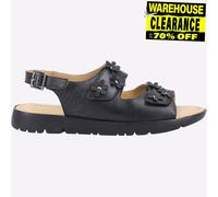 Fleet & Foster Sandalia de verano Kara para mujer Tacón de foam Espuma de memoria Negro