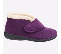 Fleet & Foster Levitt Mujer Moda Informal Velour Memoria Espuma Pantuflas
