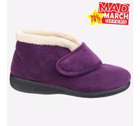 Fleet & Foster Pantuflas Levitt Mujer Velour con espuma de memoria – Moda informal
