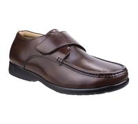 Fleet & Foster Mocasines de Cuero Fred con Tira Adhesiva de Cierre (FS5107)