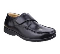 Fleet & Foster - Mocasines de Cuero Fred con Tira Adhesiva de Cierre para Hombre